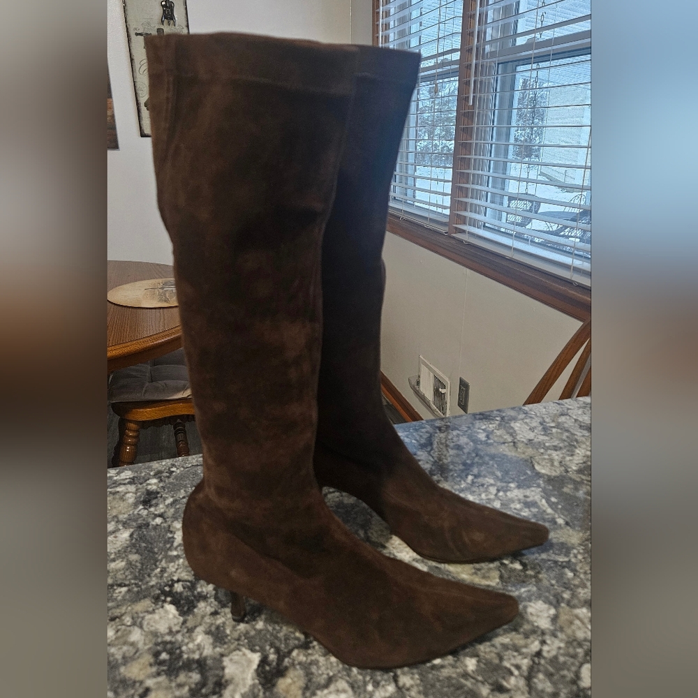 Jimmy Choo Dark Brown  Knee Boots